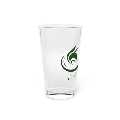 Foxx-Fatale Pint Glass ( Deep Green)