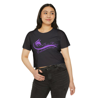 Foxx-Fatale Crop Tee (Purple)