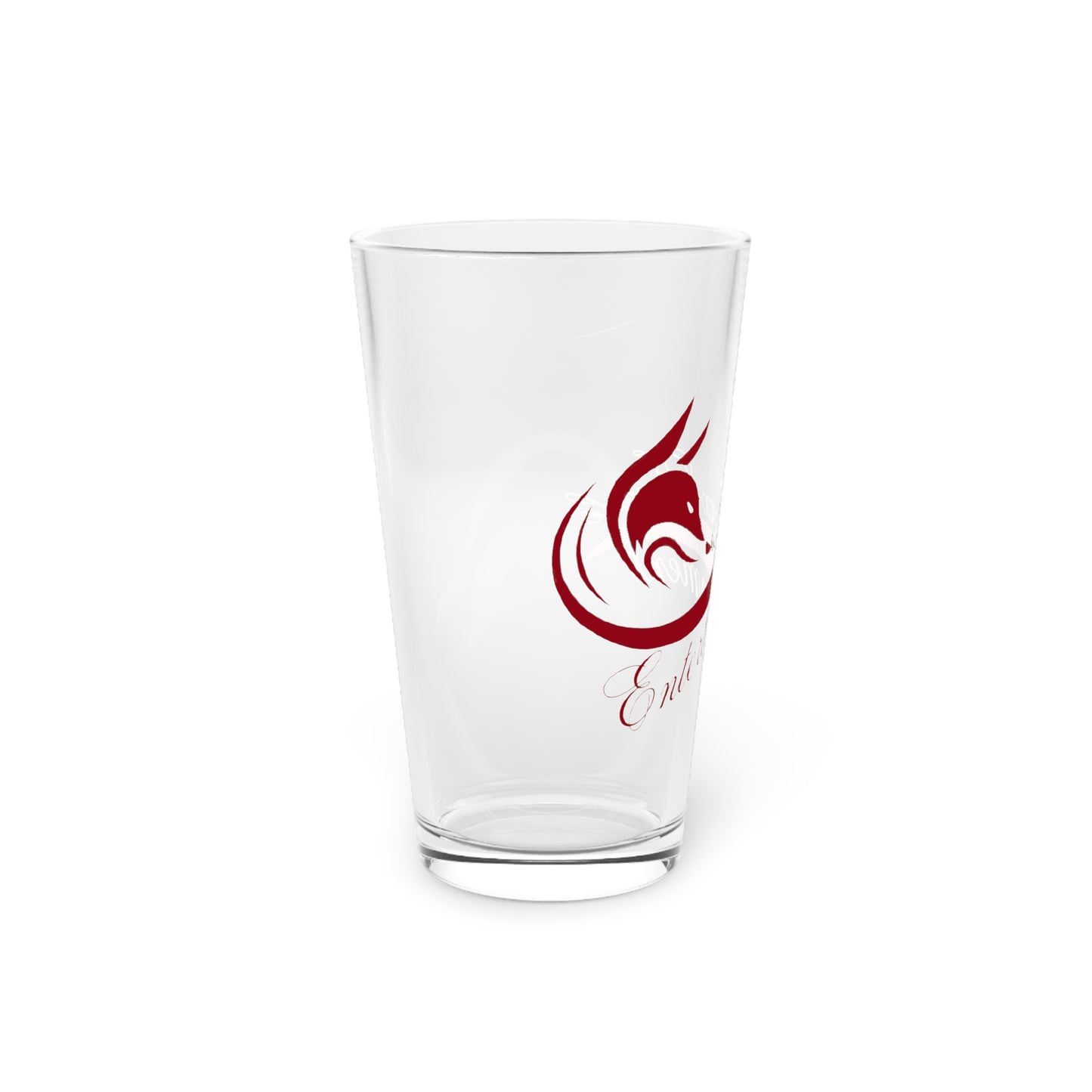 Foxx-Fatale Pint Glass ( Maroon)