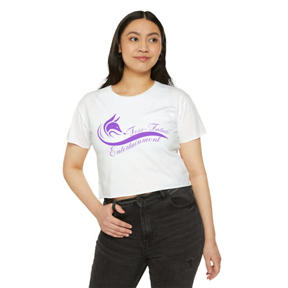 Foxx-Fatale Crop Tee (Purple)