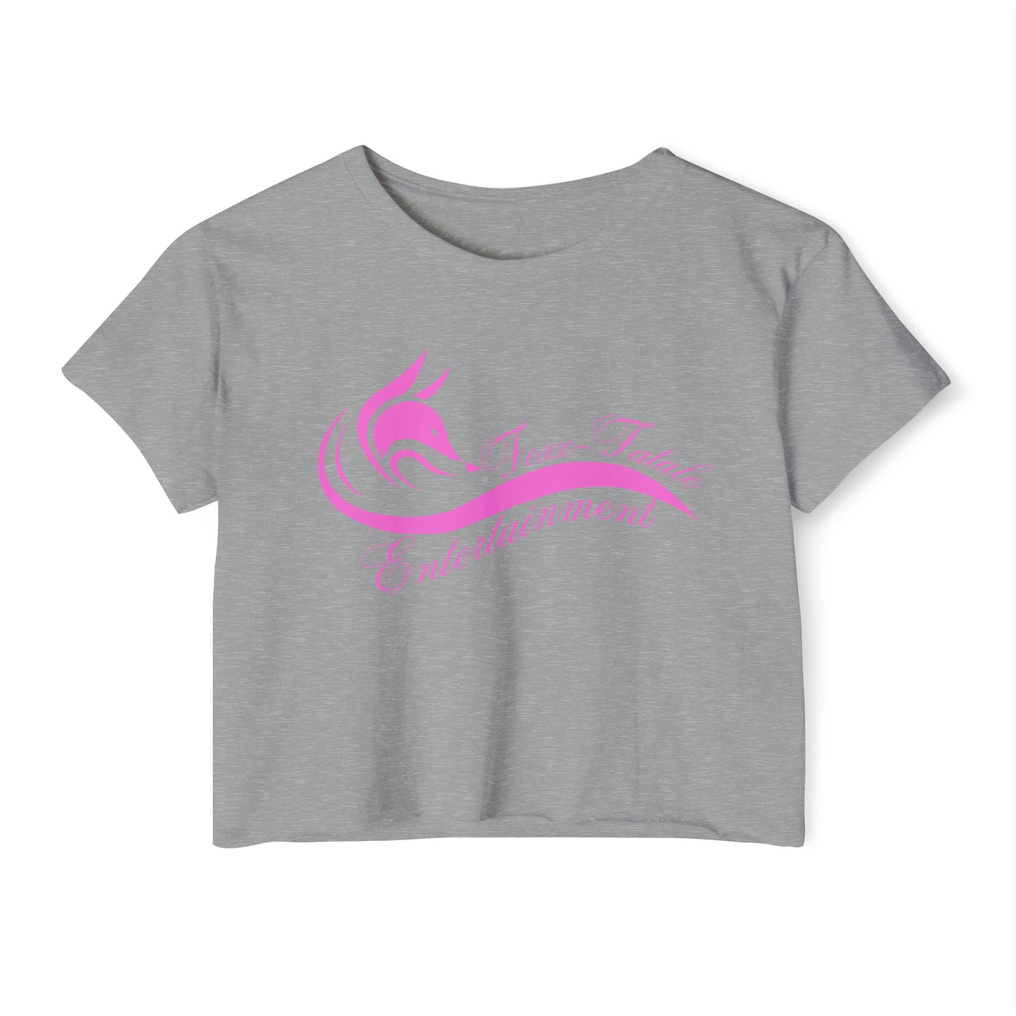 Foxx-Fatale Crop Tee (Pink)