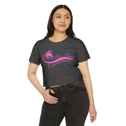 Foxx-Fatale Crop Tee (Pink)