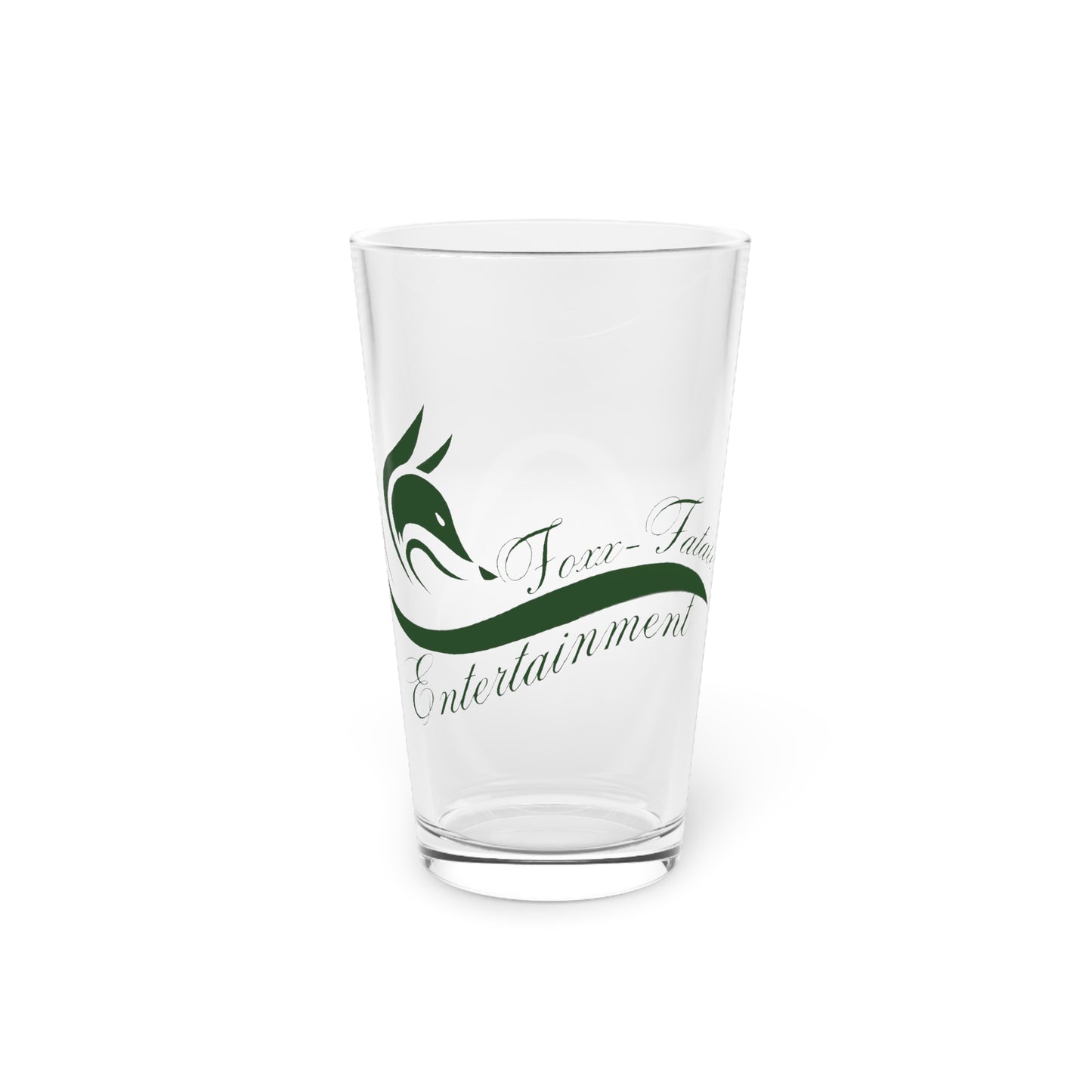 Foxx-Fatale Pint Glass ( Deep Green)