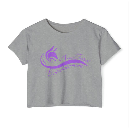 Foxx-Fatale Crop Tee (Purple)