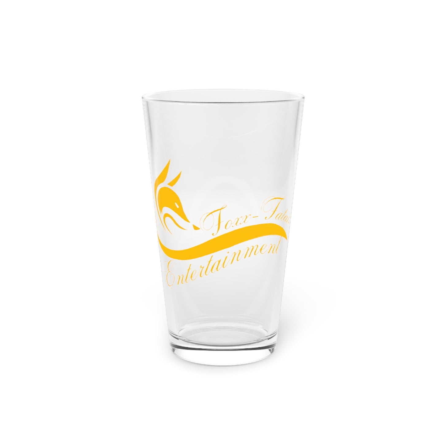 Foxx-Fatale Pint Glass (Gold )